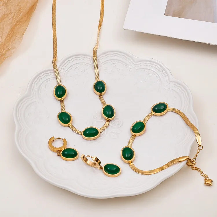 Premium Necklace Set With Bracelet